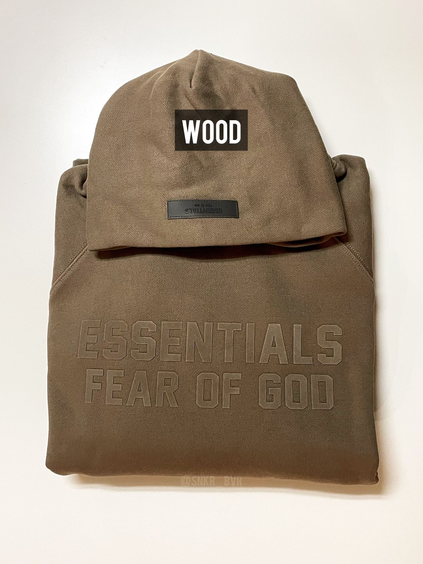 Essentials Sweatsuit Size XS, Wood Color