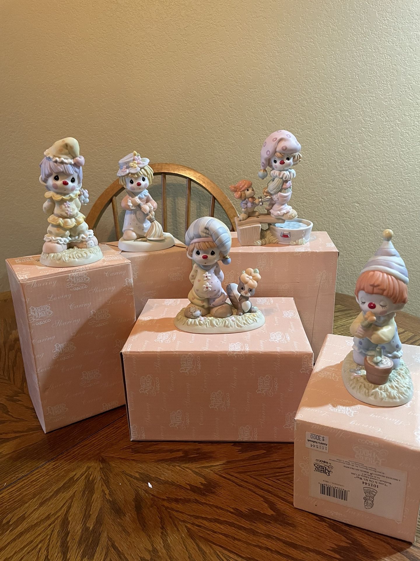 Precious Moments, Red Nose, Clowns, Limited Edition