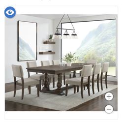 Thomasville Callan 9-piece Dining Table Set $800