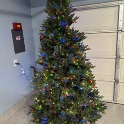 7.5 Foot Pre-lit Radiant Micro LED with Twinkle Artificial Christmas Tree