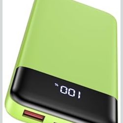 Portable Charger, 10000mAh Slim Power Bank Portable Phone Charger 22.5W PD QC Fast Charging with 3 Outputs 2 Inputs Battery Pack Compatible with iPhon