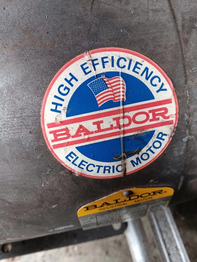 BALDOR Motor M3714T 10HP 1725RPM 215T 3PH 37A01Z50 208-230v/460v