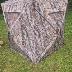 Ameristep Bone Collector Ground Blind 75" x 75" x 67" Polyester Realtree Xtra Camo

