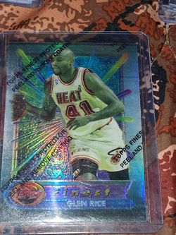 95' Glenn rice refractor Topps finest