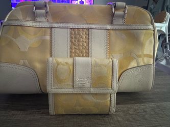 Coach Signature Collection Canvas Tote Bag