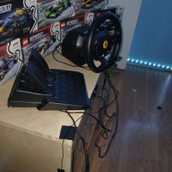 Xbox Ferarri Gaming Wheel And Pedals