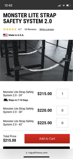 Rogue Monster Lite Strap Safety