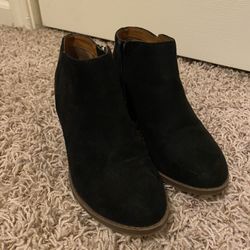Girls Black Booties Size 2 