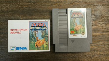 Ikari Warriors Nes Game W/Manual