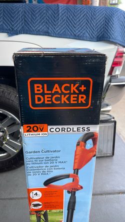 Black & Decker 20 V lithium battery cordless Garden cultivator