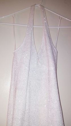 White glitter dress (small)