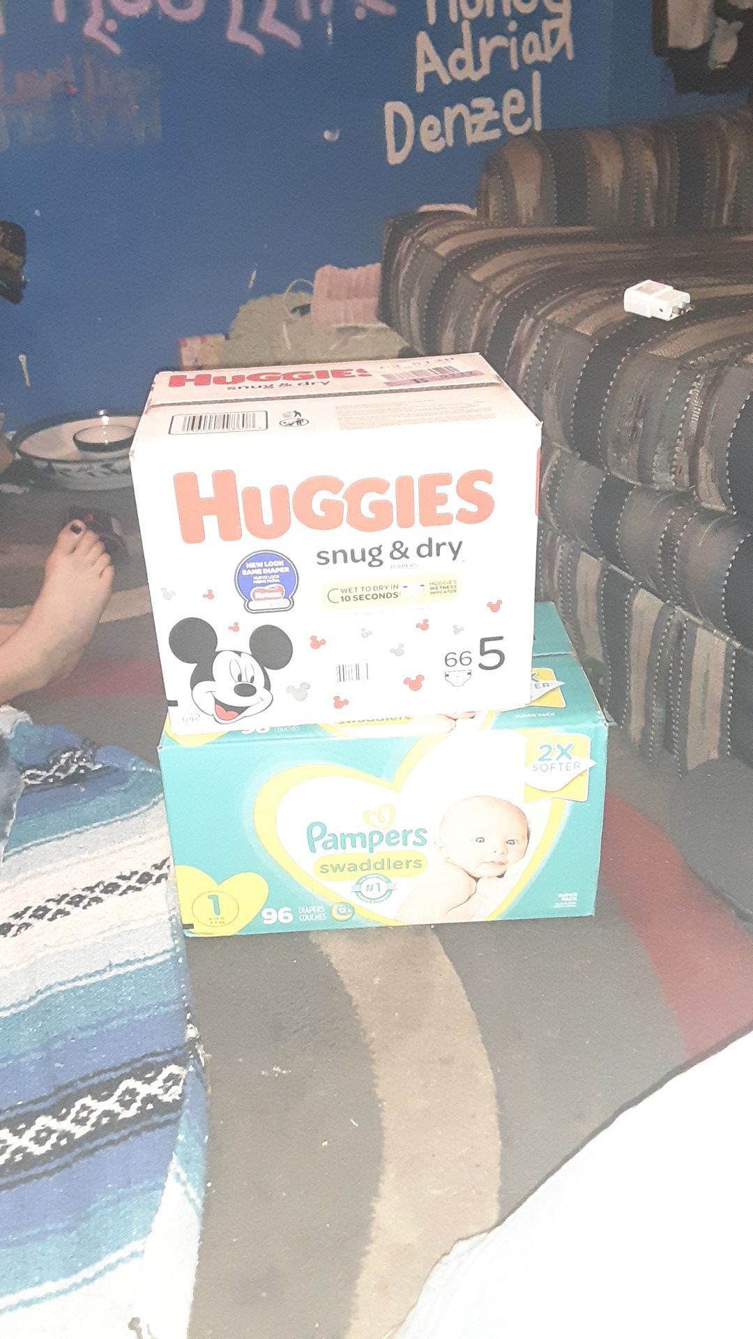 Huggies & Pampers diapers