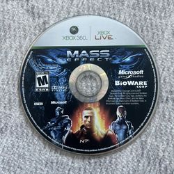 Microsoft Xbox 360 Mass Effect Video Game Disc ONLY