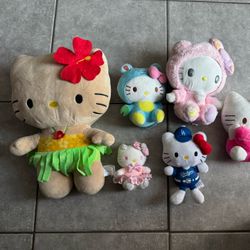 Hello Kitty Plushies 