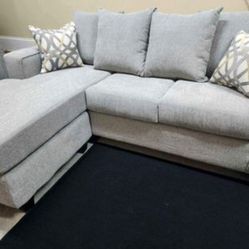 Brand new Artisan Heather Grey Chaise Sofas