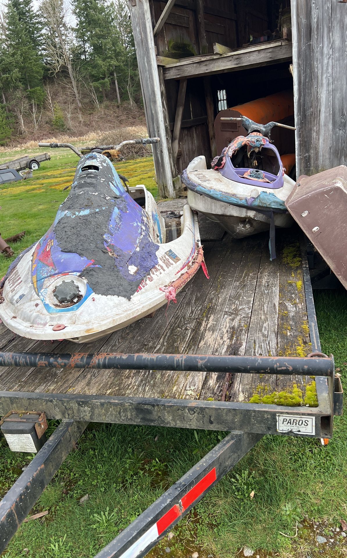 Melted Plastic Jet skis