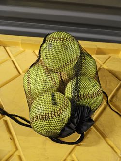 5) 12" Softballs 