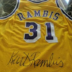 LAKERS KURT RAMIS JERSEY 