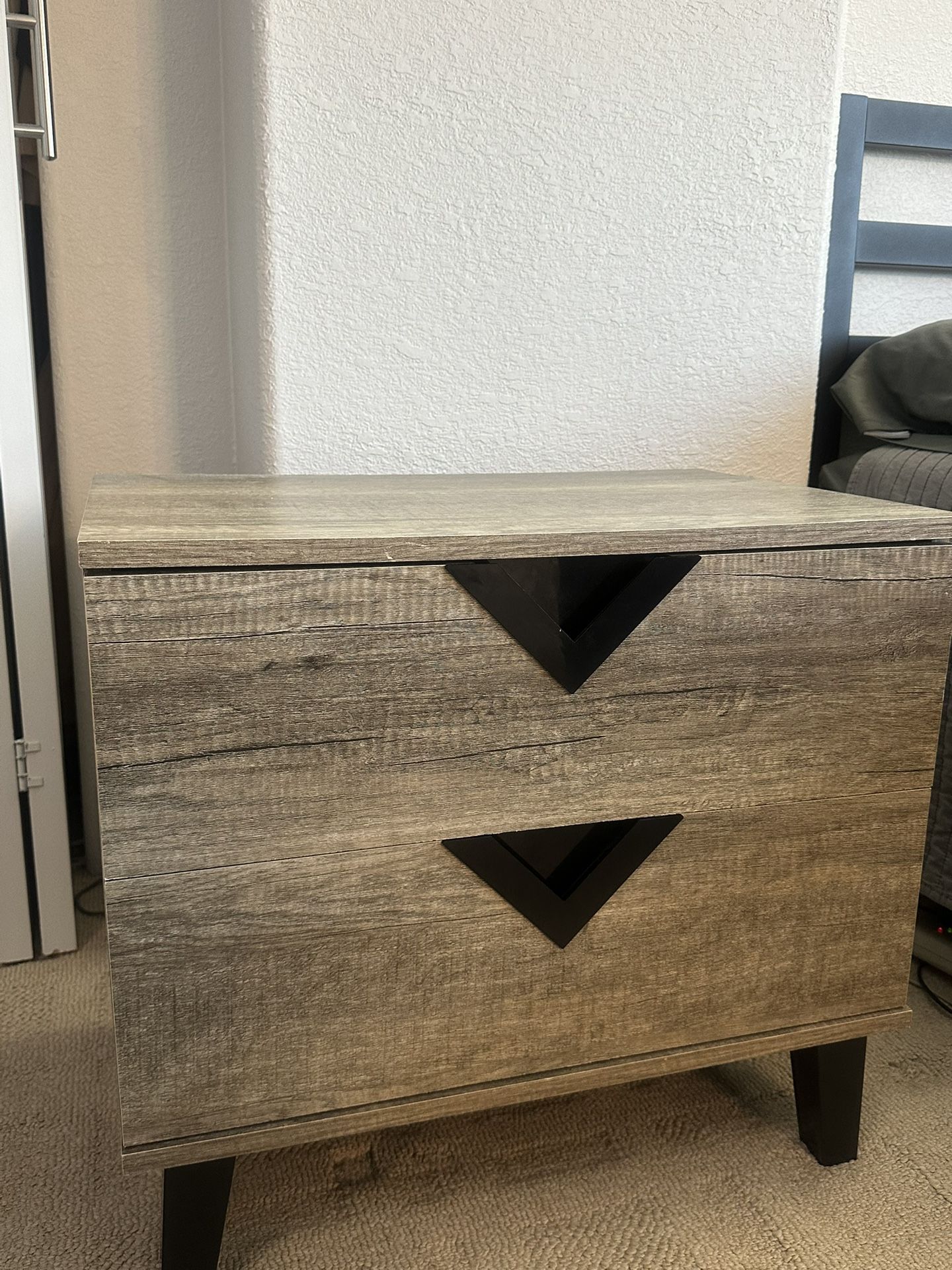 Grey side table