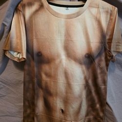 Mens Fake Muscle T-Shirt 