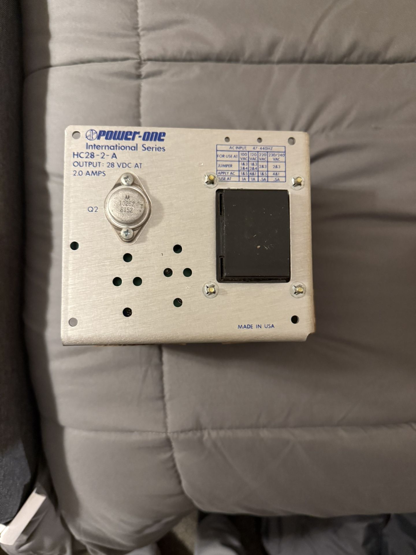 Power-One HC28-2-A Linear AC-to-DC Power Supply