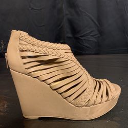 Women Beige Wedges 