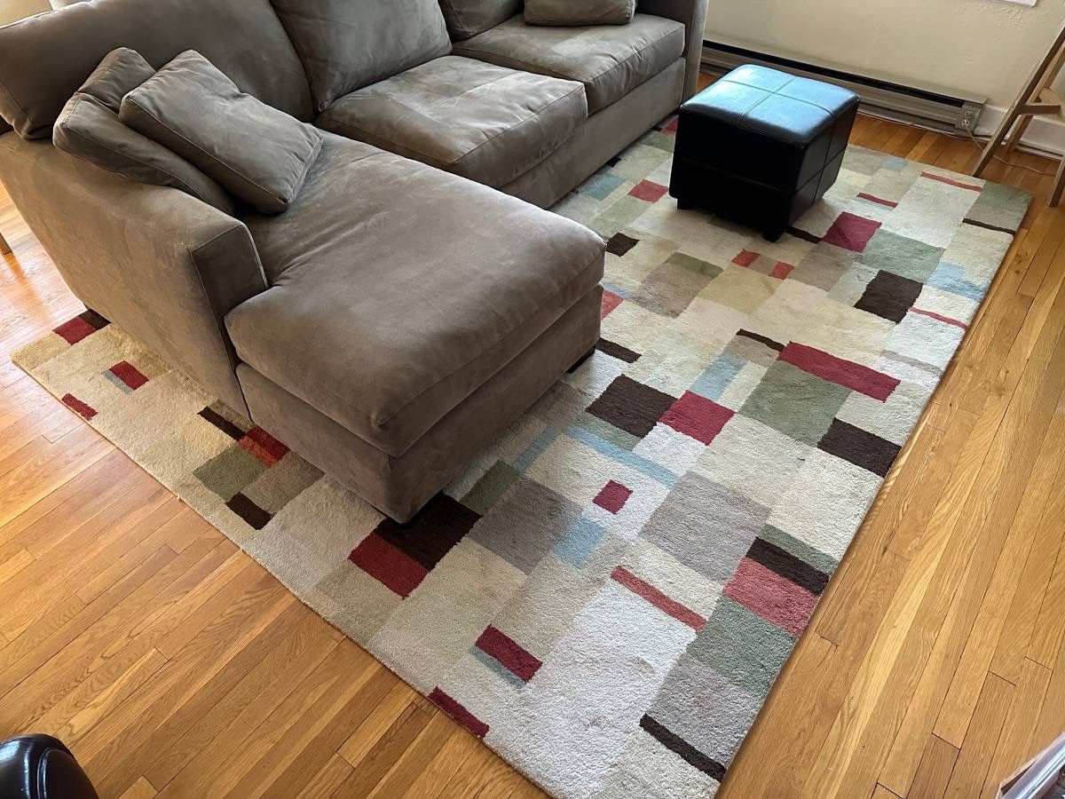 Pottery Barn 8'x10' wool rug for Sale in Seattle, WA OfferUp