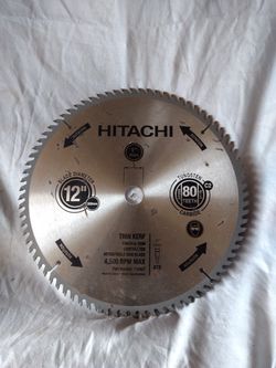 Hitachi 12"× 80 t saw blade