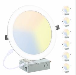 8-Inch LED Recessed Lighting 6-Pack