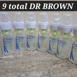 DR BROWN BRAND NEW 9 COUNT BOTTLES