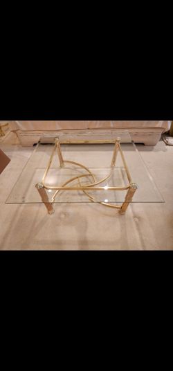 GLASS & BRASS TABLES