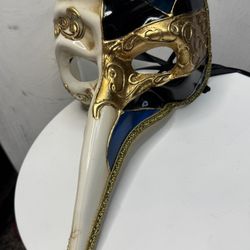 Vintage Venetian mask. Made in Venice, Italy.