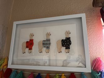 Cute Llama Wall Decor