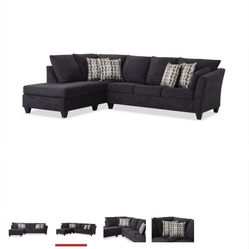 L sectional couches & love seat 