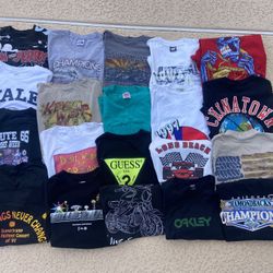 GRAPHIC TEES - MENS VINTAGE/MODERN - 20 SHIRTS LOT