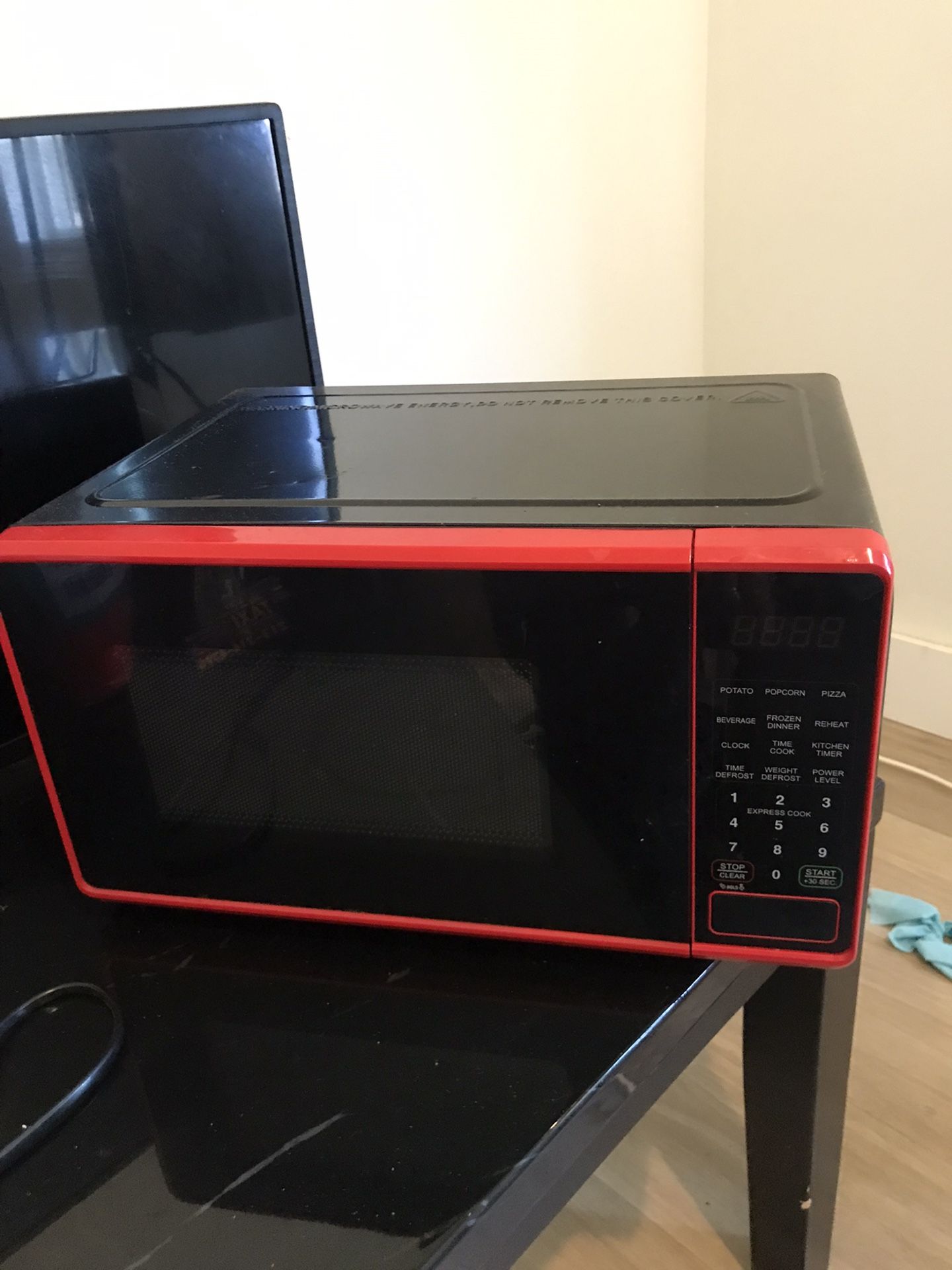Brian your microwave this microwave being used one week