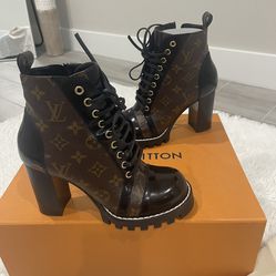 Louis Vuitton Star Trail Ankle Boot Size 38  100% Authentic -worn Once