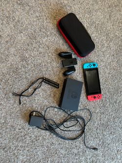 Nintendo Switch Bundle – Console, Dock, Case & All Accessories Included