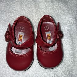 Vintage McKids Kathy: Size 1 Baby Shoes