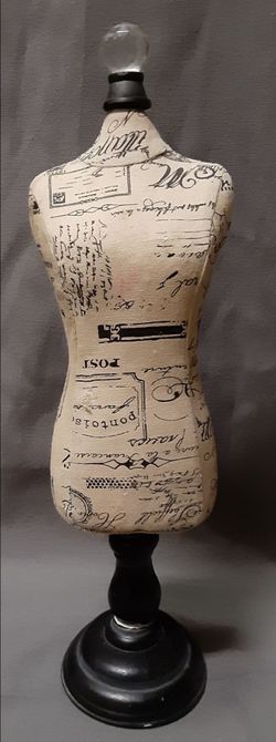 Decorative Dress Form Jewelry Holder/ Mannequin Display