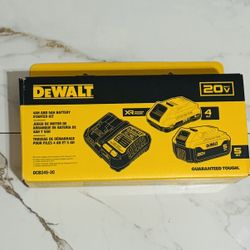 Brand New Dewalt 20v 5.0ah Battery And 4.0ah Powerpack Battery Kit 