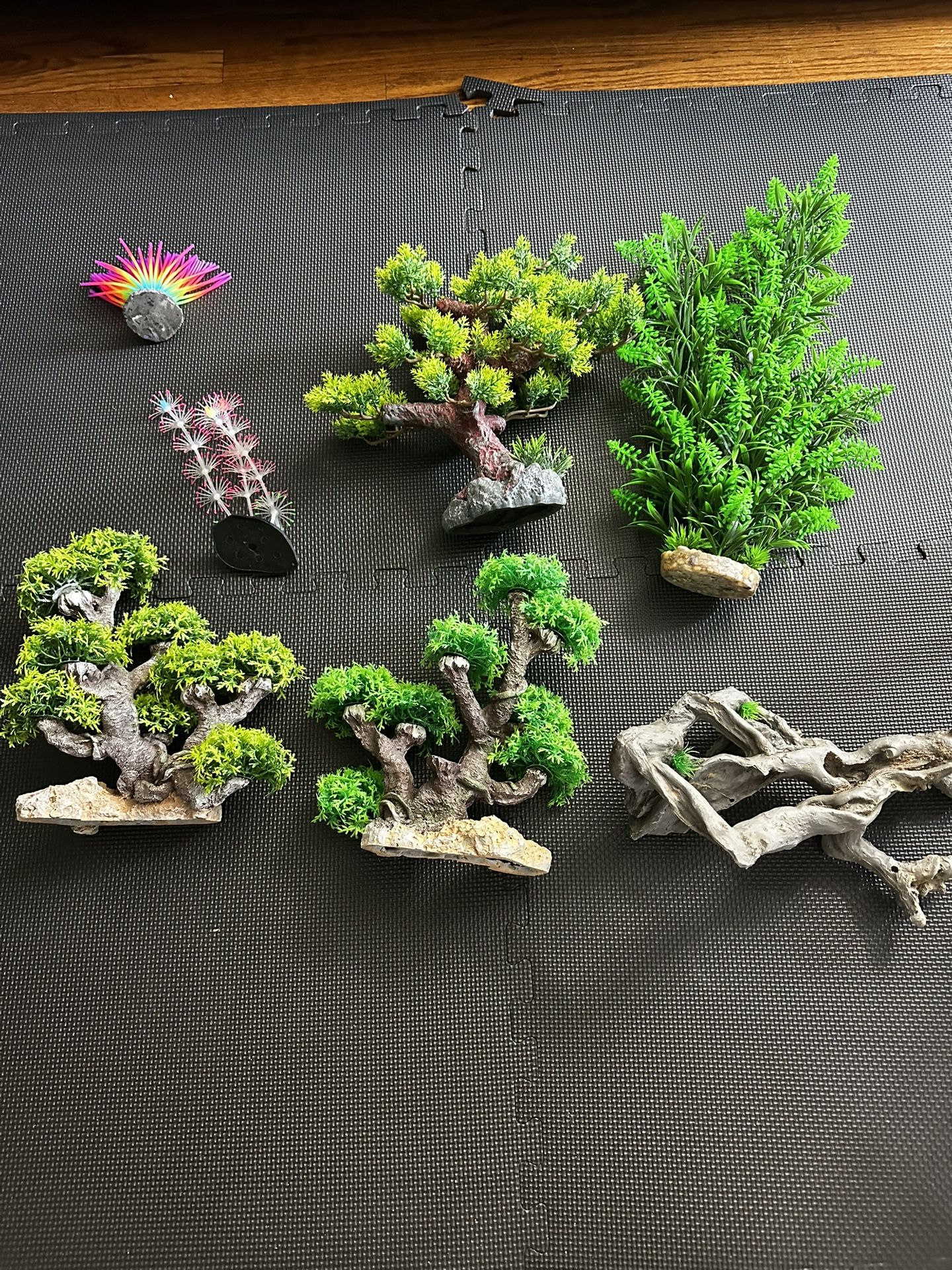 Fish Tank Plastic Plant