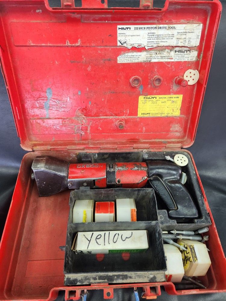 Hilti DX 600N Powder-Actuated Fastening Tool