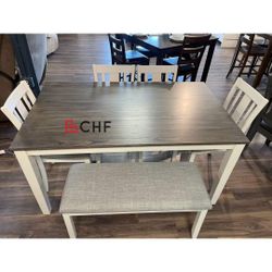 6 Pc Dining Table Set // Limited Time Offer 