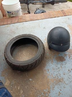 DOT helmet plus brend new tire