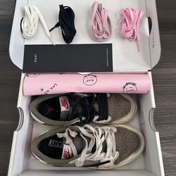  Travis Scott x Air Jordan 1 Retro Low OG SP PS 'Reverse Olive 