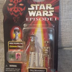 Star Wars Episode 1 Ody Mandrell w/ OTOGA 222 Pit Droid 