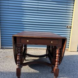 Antique Drop Leaf Dining Table