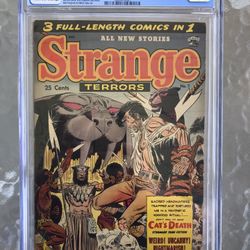 Strange Terrors #7 (1953) CGC 5.0 — Joe Kubert cover and art; St. John