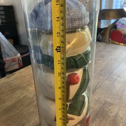 Stacking 4 Bowl Snowman